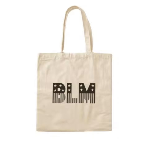 High Quality Handmade Recycled Cotton Tote Bag Long Handle Organic Promotional Shopping Bag Customizable Logo Soft Canvas Lining