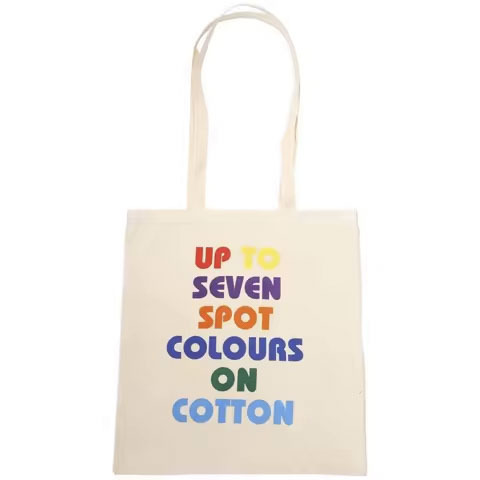 New Fashion Custom Your Own Logo Printed Shopping Bags Canvas Cotton Tote Bag With Customized Blank Calico Shopper Bags - Color: Brown