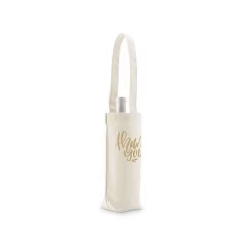 Heavy Duty Cotton Wine Bottle Tote Bag Blank Plain Canvas Wine Sleeve Holder Carrier Bag with Custom Logo