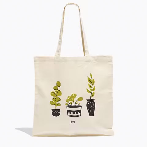 Wholesale Custom Printed Logo Cotton Canvas Tote Bag Plain White Reusable Shopping Bags with Letter Pattern Cheap and Stylish