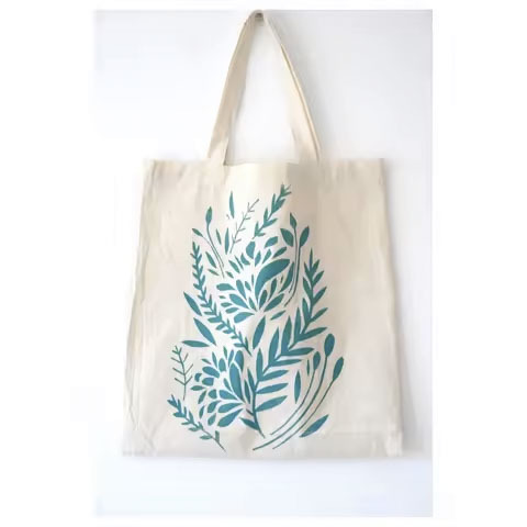 Wholesale Custom Cotton Canvas Tote Bag Blank Printed Reusable Shopping Bags With Zipper Closure Cheap Custom Logo Pattern