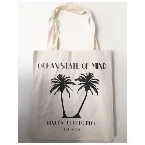 Manufacturer Eco-Friendly Custom Printed Logo Reusable Women's Cotton Canvas Tote Bag Custom Printed Logo Reusable Letter