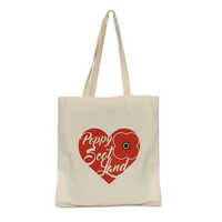 Hot Red Soft Cotton Web Handle Recyclable Tote Bag Natural Cotton Canvas Shopping Bag