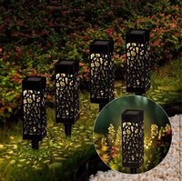 Flower Solar Light - Color: Black