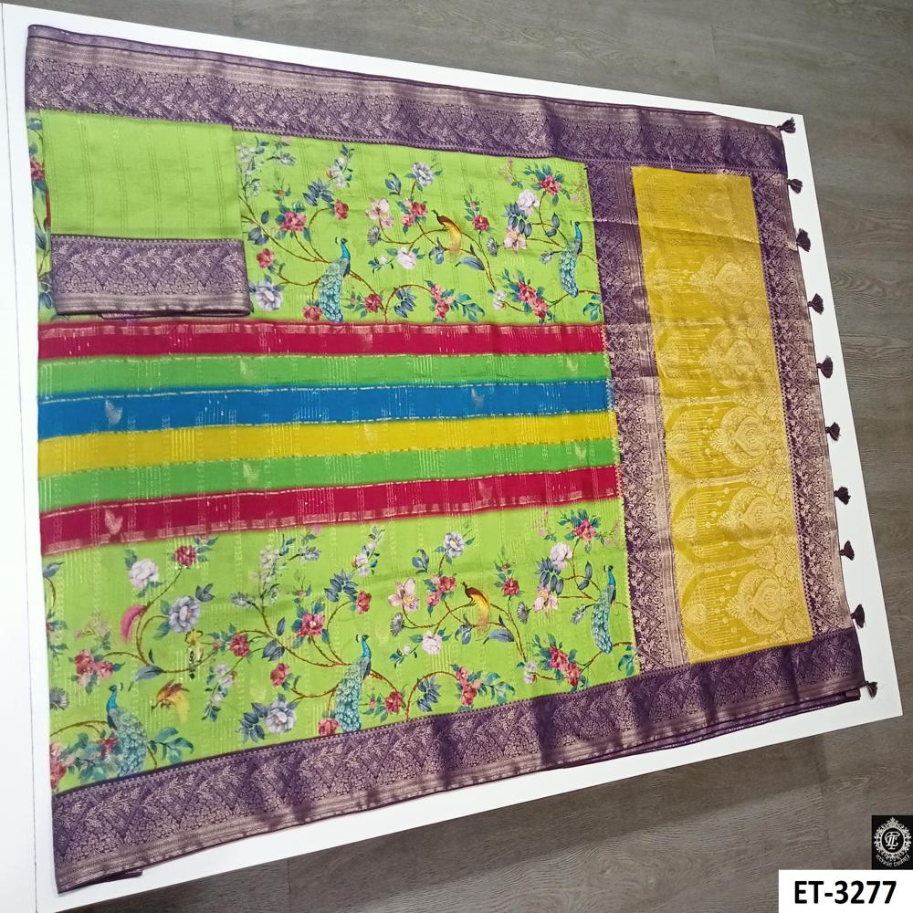  Multicolor Digital Print Sarre