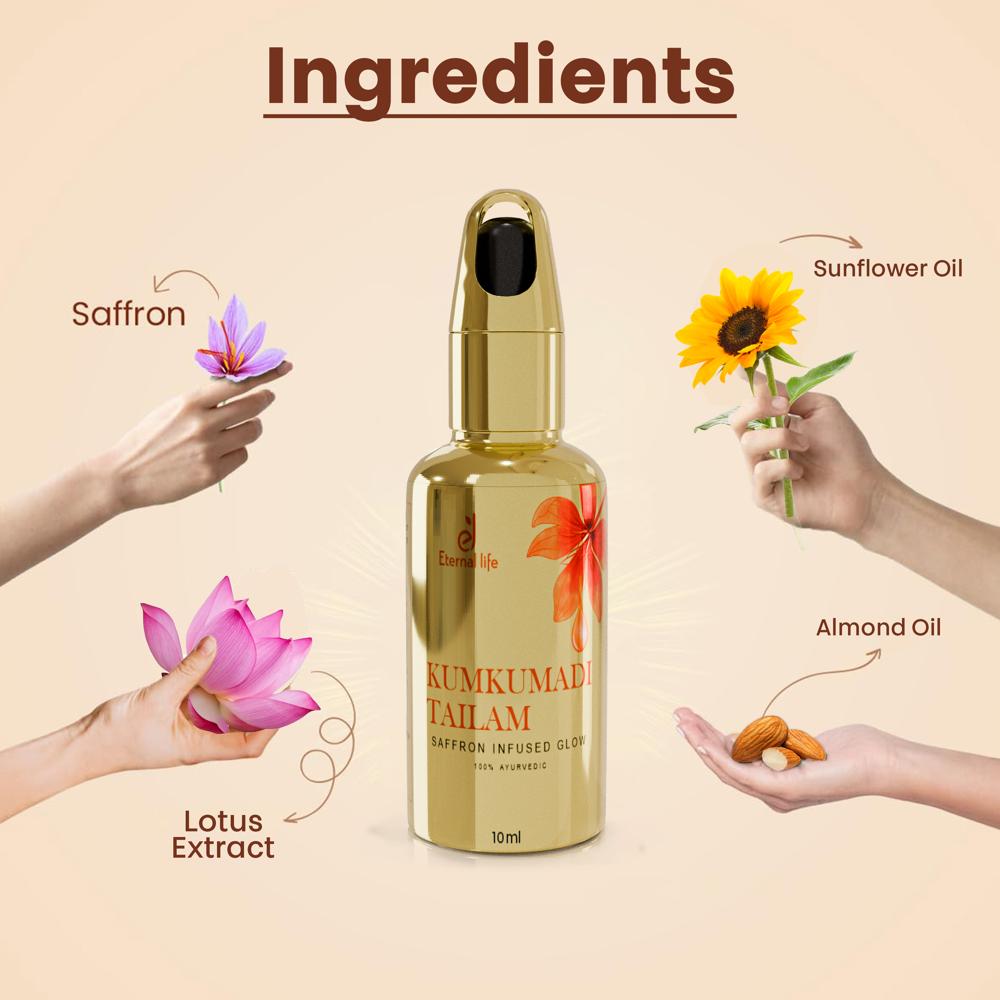 Kumkumadi Oil For Removing Black Scar