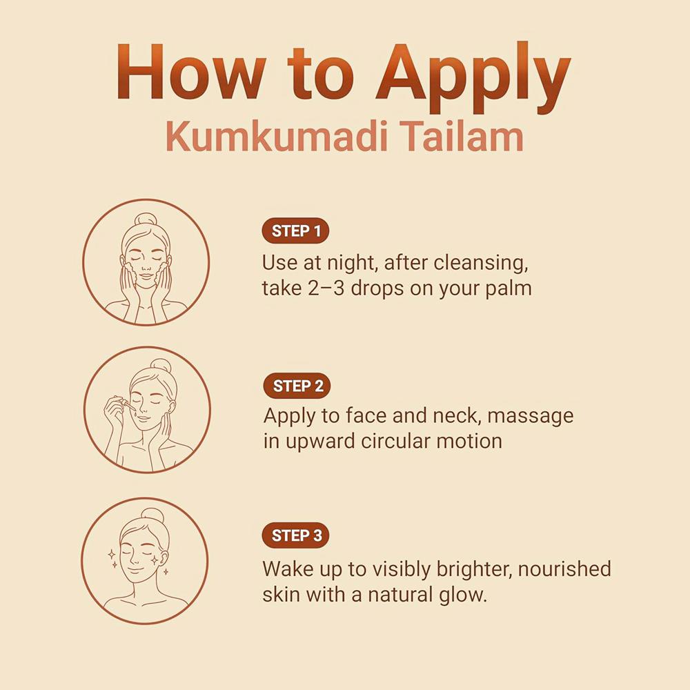 Kumkumadi Oil For Removing Black Scar