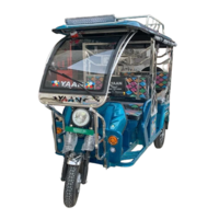 Sky Blue Yaan SS DLX Battery Operated Rickshaw