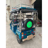 Sky Blue Yaan SS DLX Battery Operated Rickshaw