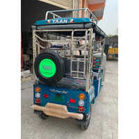 Sky Blue Yaan SS DLX Battery Operated Rickshaw