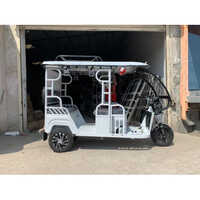 White Yaan Superfine MS Battery Operated Rickshaw