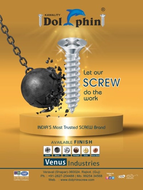 Ss Drywall Screw - Color: Nickle