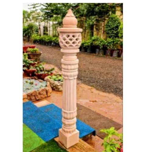 Stone Outdoor Lamp - Color: Sand