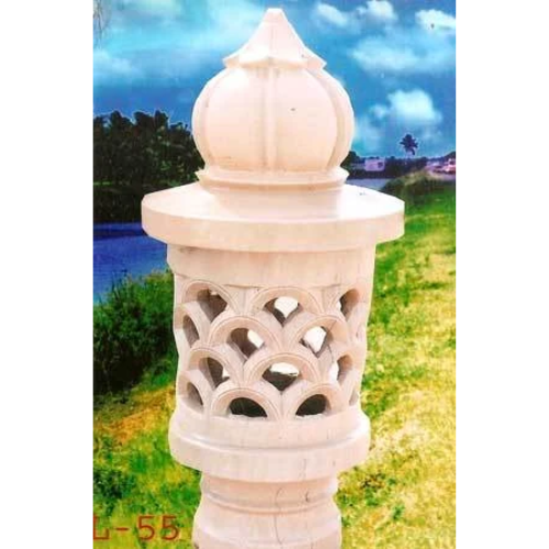 Stone Outdoor Lamp - Color: Sand