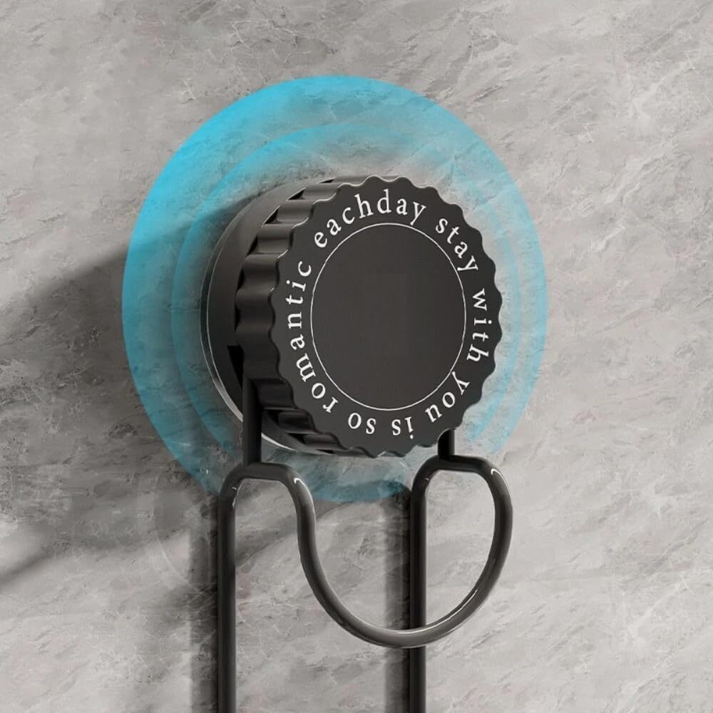 Vaccum Suction Hook - Color: Black