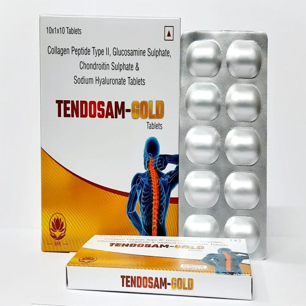 Collagen Peptide II 50 mg + Glucosamine Sulphate 500mg + Chondroitin Sulphate 270 mg + Sodium Hyaluronate 70 mg