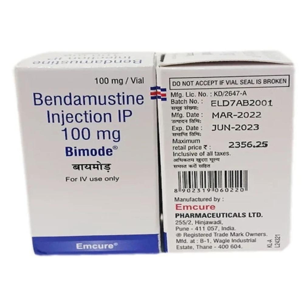 Bimode Bendamustine 100mg Injection - Origin: India