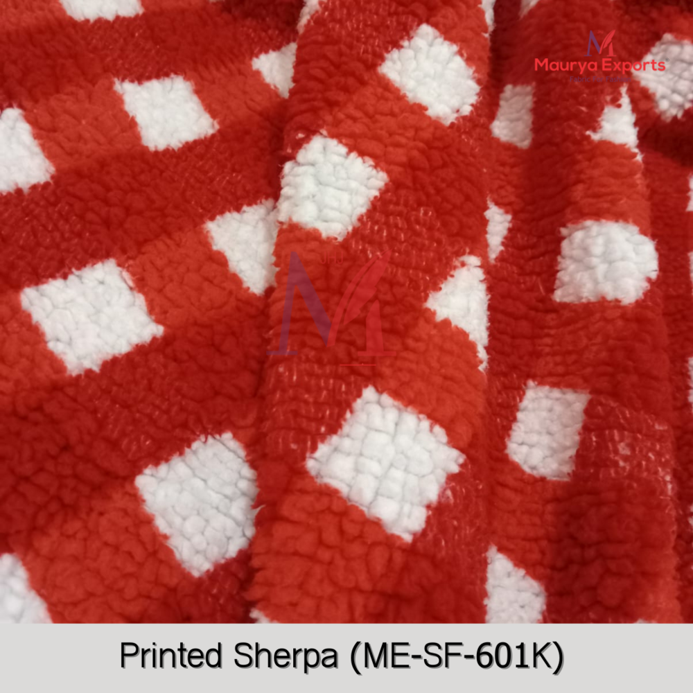 Polyester Sherpa Single Side Fabric - Application: Home Textiles