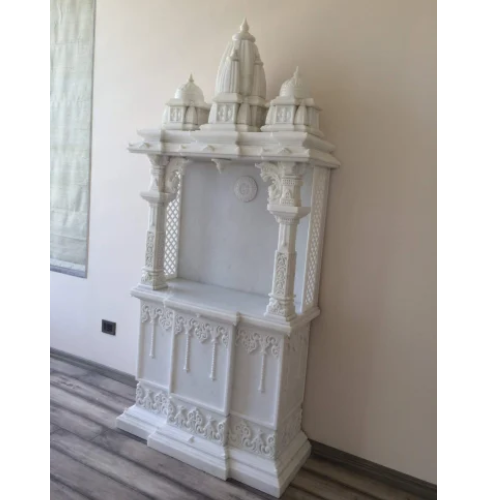 White Marble Pooja Temple