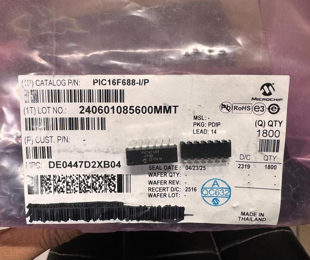 PIC16F688-I/P MICROCHIP