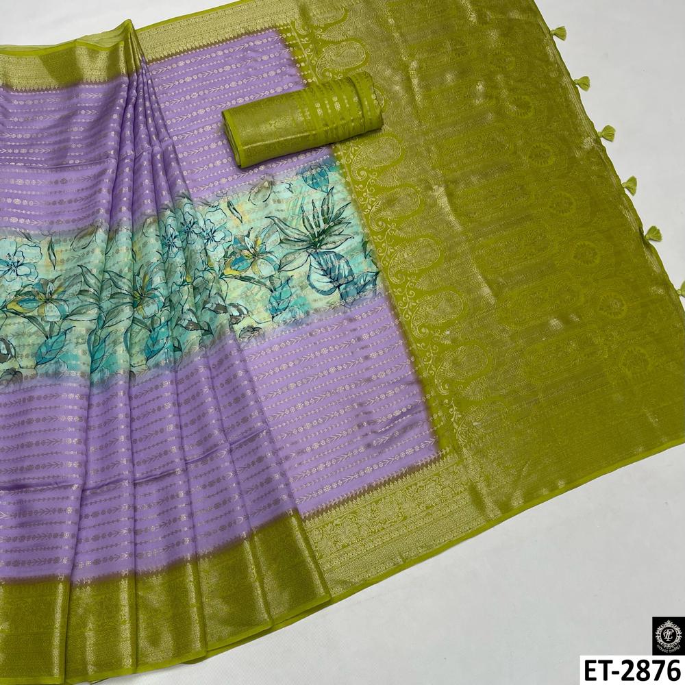 Paisley Jacquard Saree