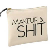 2025 Wholesale Fashion Cotton Canvas Cosmetic Bag For Women Dot Pattern Zipper Closure Makeup Bag Plain Bulk Blank - Color: Multiple Options Available