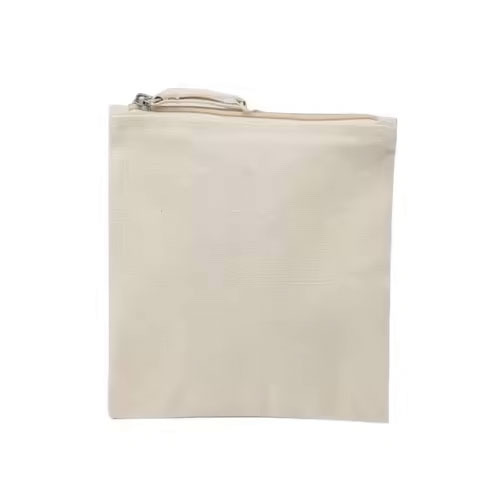 2024 New Fashion Custom Eco-Logo Canvas Makeup Cosmetic Bag Pouches Dot Pattern Travel Accessories With Zipper Closure - Size: Different Sizes Available