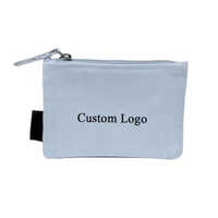 Eco-friendly Sublimation Pvc Cosmetic Pouch Fashionable Logo Customized Canvas Cotton Makeup Bag With Zipper For Travel - Color: Multiple Options Available