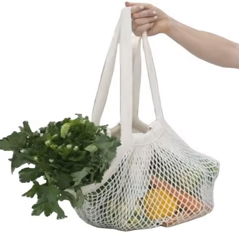 Extra Large Plain Canvas Grocery Bag Cotton Shopping Tote Bag With Custom Printed Logo Eco-friendly Reusable Cotton Mesh Bags