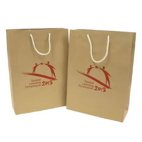 New Kraft Paper Shopping Bag