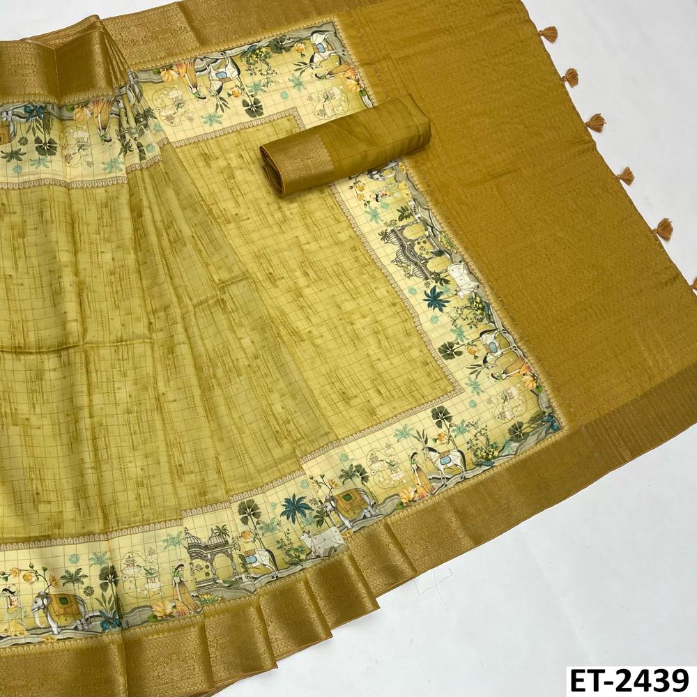 YELLOW PREMIUM SAREE