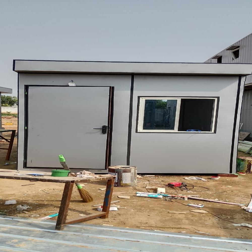 Ms Febricated Security Guard Cabin 6x4 X8,5ft. - Color: As Per Choice