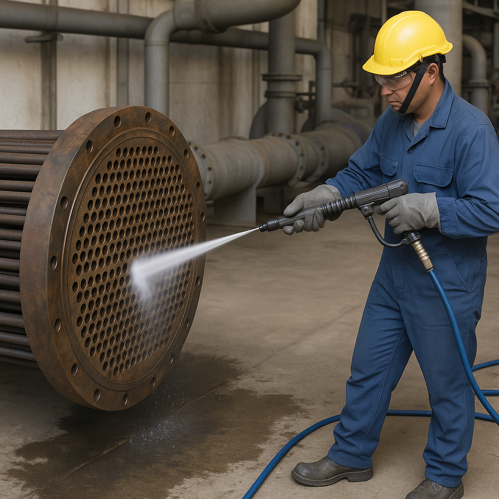 Hydrojet cleaning services  for bundle cleaning ( Evaporators, condenser,Heat Exchanger)