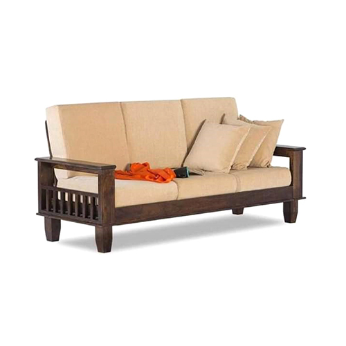 3 Seater Wooden Sofa - Color: Multcolor