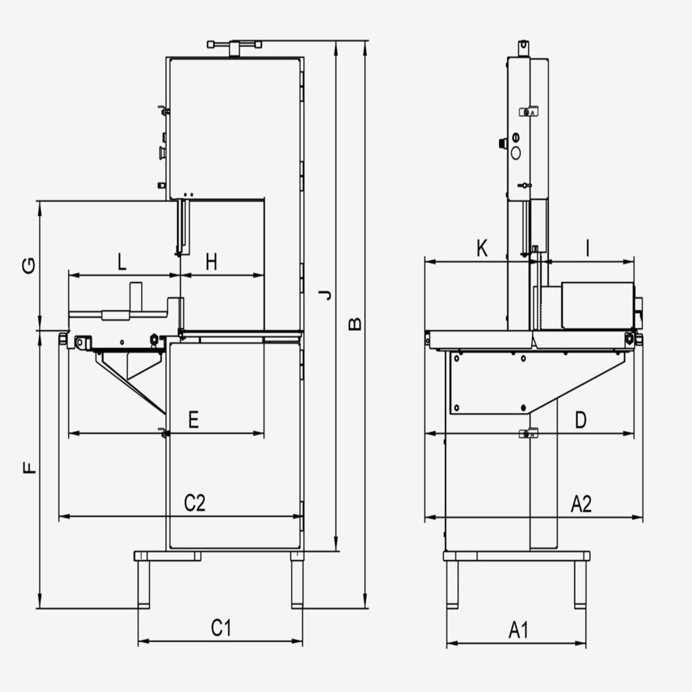 Bone Saw Machine By Delight Kitchen Equipment