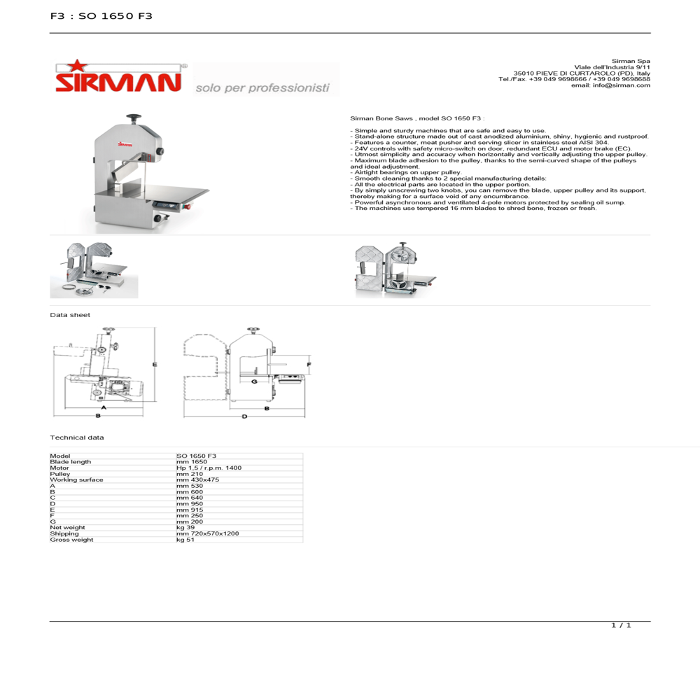 Bone Saw Machine