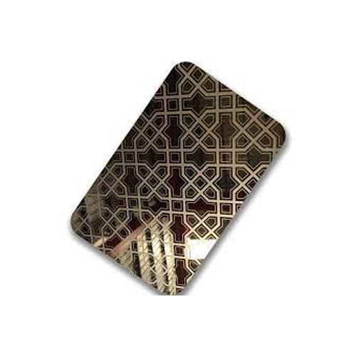 Stainless Steel Ti Pvd Coated Sheets - Color: Golden