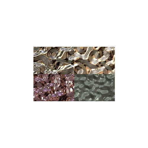 Stainless Steel Water Ripple Sheets - Color: Silver