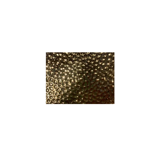 Ss Hammered Rosegold Mirrored Sheet - Color: Golden