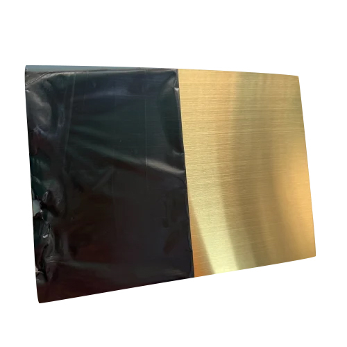 Pvd Color Coated Stainless Steel Sheet - Color: Golden