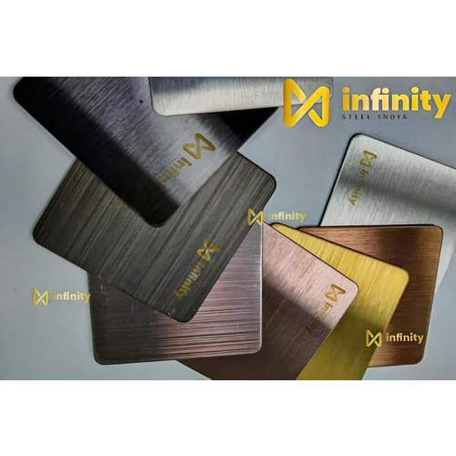 Stainless Steel Coloured Sheet - Color: Multicolor
