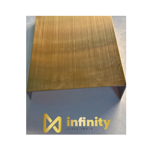 Stainless Steel Golden Water Ripple Sheet