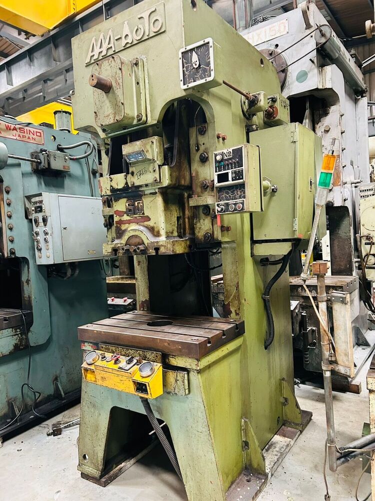 # 1713 Aaa Auto C Frame Single Crank Press - 60 Ton Capacity, 140mm Stroke Length, 300mm Die Height, 70 Spm , Precision Slide 500x350mm