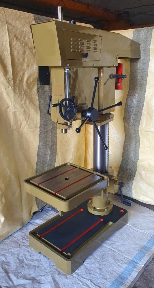 Pillar Type Drilling Machine - High-quality Steel, 240 Volt Electric Power | Semi-automatic, Precision Drilling For Industrial Applications