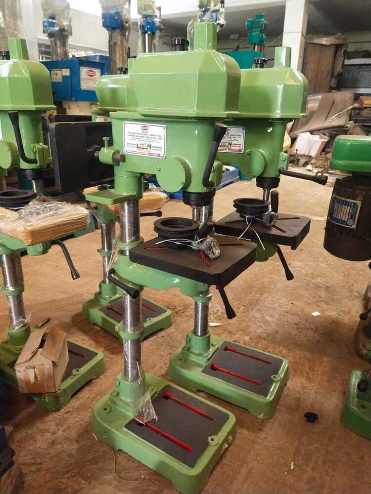 Pillar Type Drilling Machine - High-quality Steel, 240 Volt Electric Power | Semi-automatic, Precision Drilling For Industrial Applications