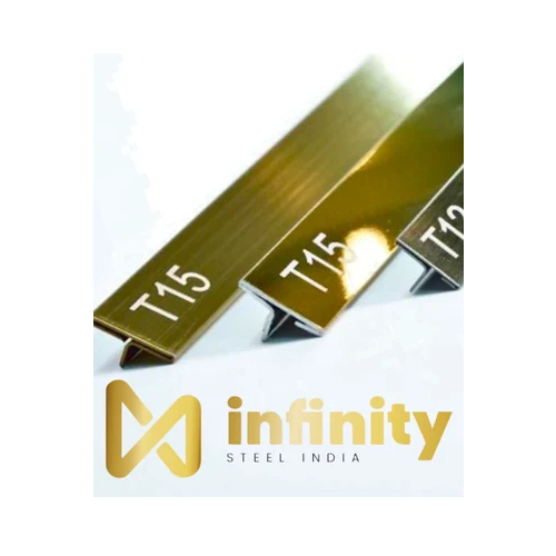Stainless Steel Golden T Profile - Grade: 304
