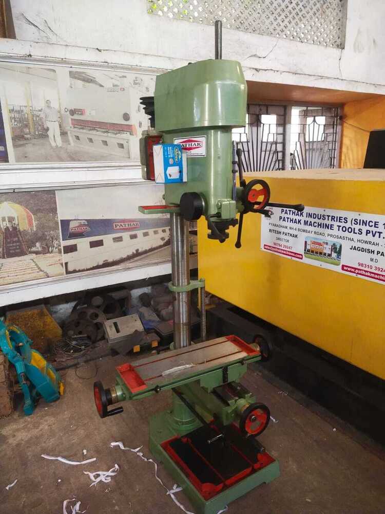 Pillar Type Drilling Machine - High-quality Steel, 240 Volt Electric Power | Semi-automatic, Precision Drilling For Industrial Applications
