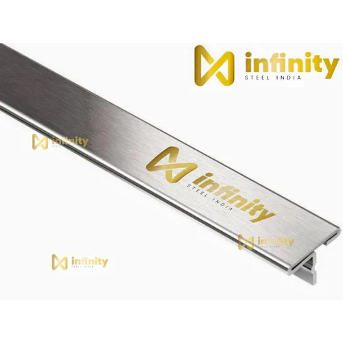 Stainless Steel Carpet Patti Channel - Color: Golden