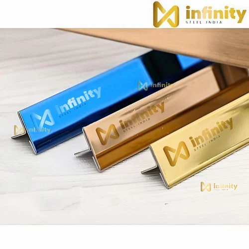 Stainless Steel Coloured Coated T Patti