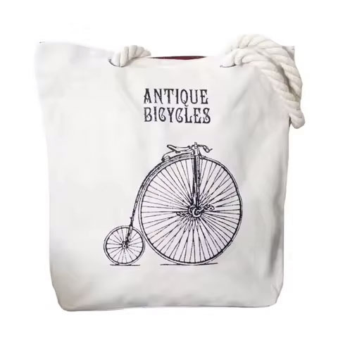 Plain Tote Bag Cotton Canvas